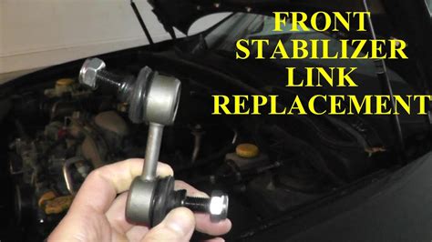 Subaru Front Stabilizer Link Replacement With Basic Hand Tools YouTube