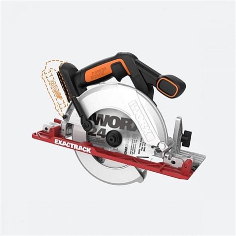 Worx V Cordless Exactrack Circular Saw Mm Tool Only Wx