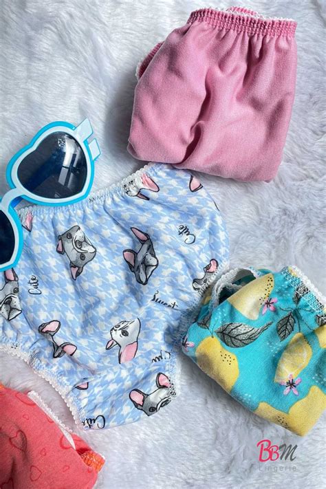 Calcinha Infantil Malha Confortável BBM Lingerie Lingerie direto da Fábrica