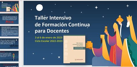 Presentación En Powerpoint Y Pdf Del Taller Intensivo De Formación