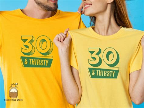 30 And Thirsty SVG PNG Thirty And Thirsty PNG 30th Birthday Etsy