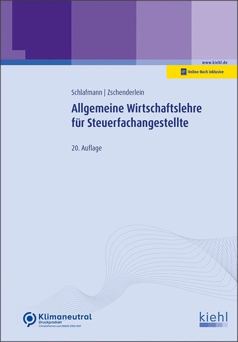 Allgemeine Wirtschaftslehre für Steuerfachangestellte Recht