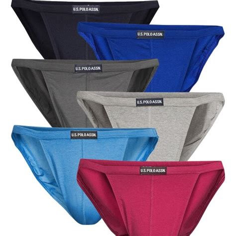 U S Polo Assn Underwear Socks Us Polo Assn Mens Cotton Stretch String Bikini Underwear