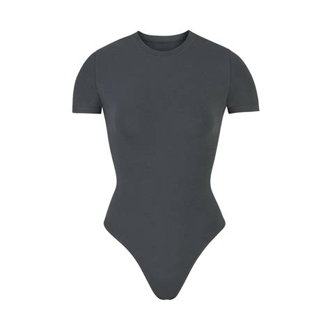 Cotton Jersey T Shirt Bodysuit Deep Sea Skims