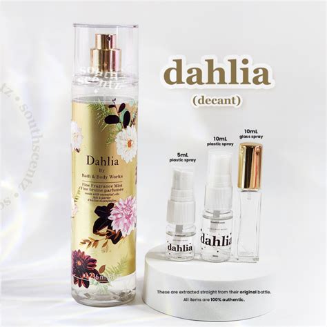 Dahlia Rare Scent Bath And Body Works Bbw Decant Ml Ml Southscentz