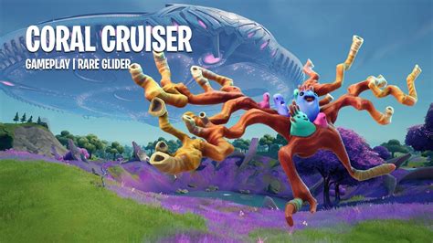 Gameplay Coral Cruiser Rare Glider Fortnite Youtube