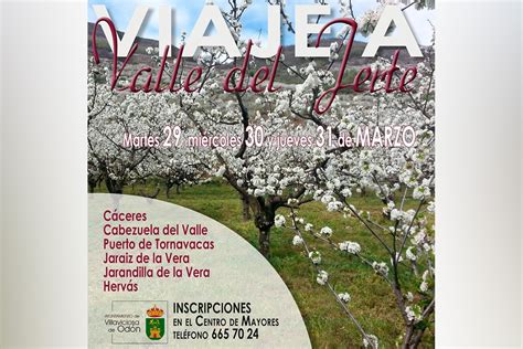 Villaviciosa Organiza Una Excursi N Al Valle Del Jerte Acua