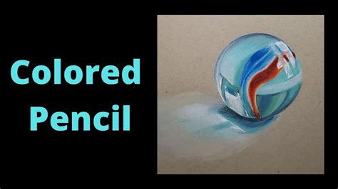 Realistic Colored Pencil Drawing Marble Youtube