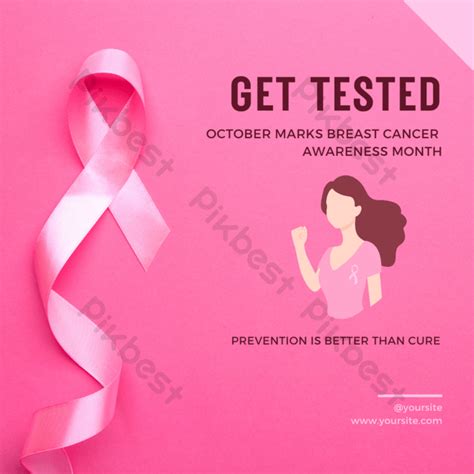 Early Detection Matters Breast Cancer Testing Psd Poster Design Psd