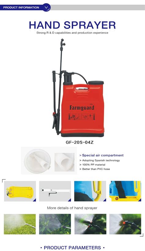 Farmguard 20l Farm Knapsack Hand Manual Herbicide Sprayer For Garden