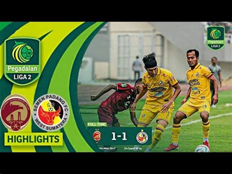 Highlights Sriwijaya Fc Vs Semen Padang Pegadaian Liga Indonesia