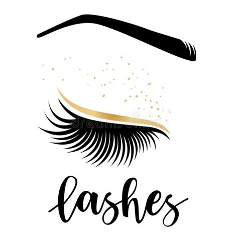 Vector Illustration Of Lashes Royalty Free Illustration Lashes