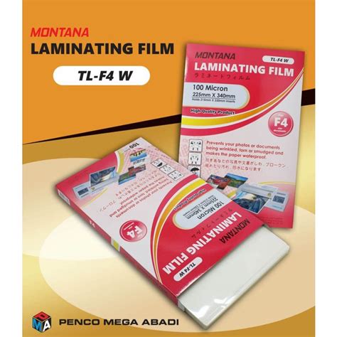 Jual Kertas Laminating Film F Montana Joyko Shopee Indonesia