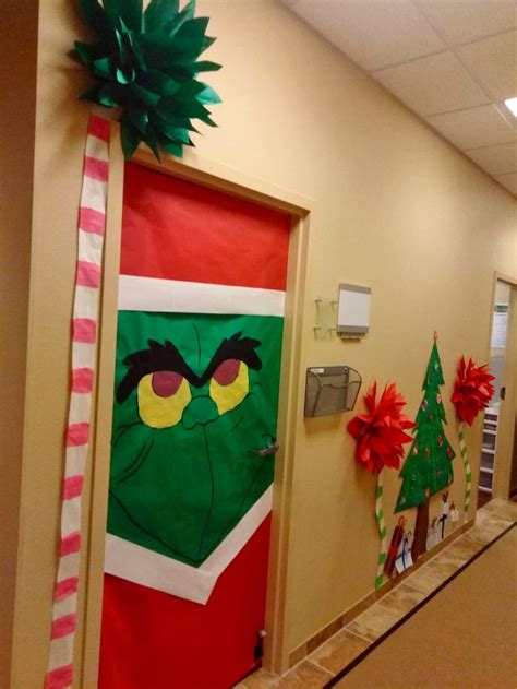 The Grinch Classroom Door Decoration