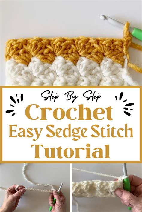 Crochet Sedge Stitch Tutorial Yours Crafts