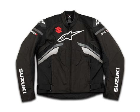 Suzuki T Gp Plus R V3 Textile Riding Jacket Black Koups Cycle Shop