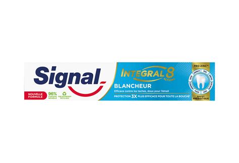 Dentifrice Intégral 8 blancheur Signal tube 75ml MAXIMO