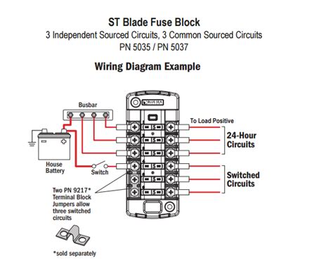 Volt Fuse Block Wiring Diagram Schematic Thechill Icystreets