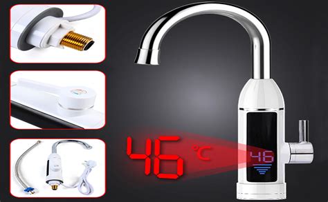 W V Instant Water Heater Faucet Tankless Heaters Kitchen