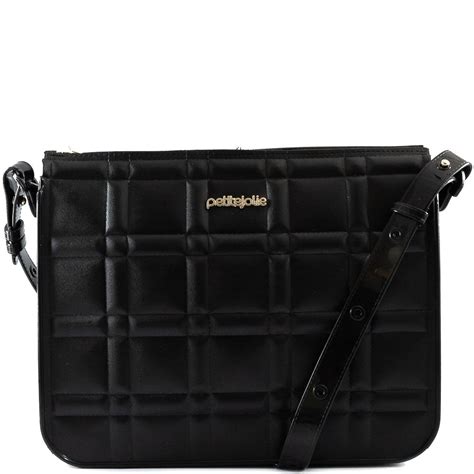 Bolsa Feminina Tiracolo Matelassê Luna Petite Jolie PJ10186 Preto