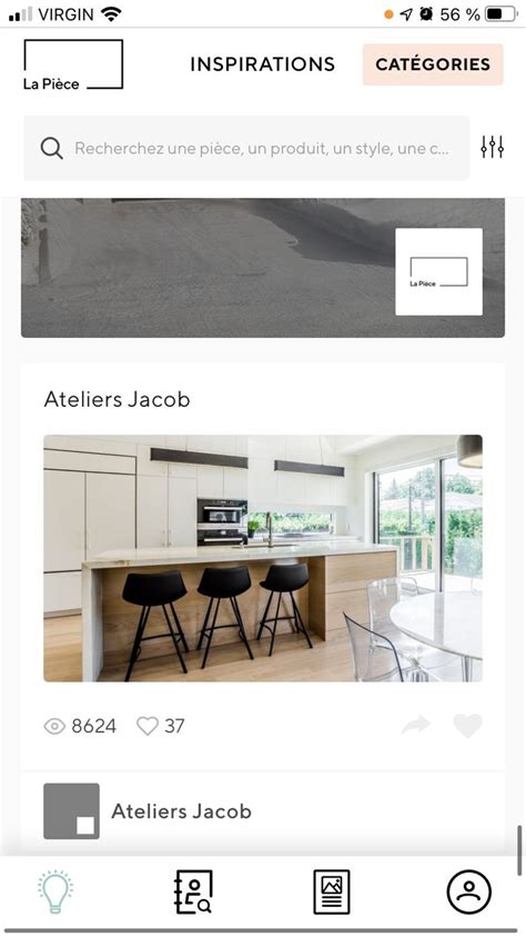 The Homepage For An App That Is Selling Furniture And Kitchen Items