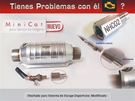 Mini Catalizador Sensor De Oxigeno Apaga Codigo P0420 P0430 Envío gratis