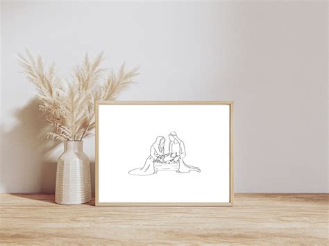 Baby Jesus in Manger Digital Print Baby Jesus Art Holy Family Art ...