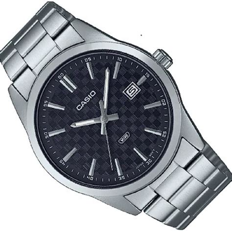 Casio Watch For Men Analog Stainless Steel Band Silver Mtp Vd D Audf