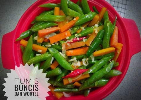 resep tumis buncis  wortel oleh dapoerezekicooking cookpad