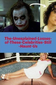 The unexplained losses of these celebrities still haunt us – Artofit
