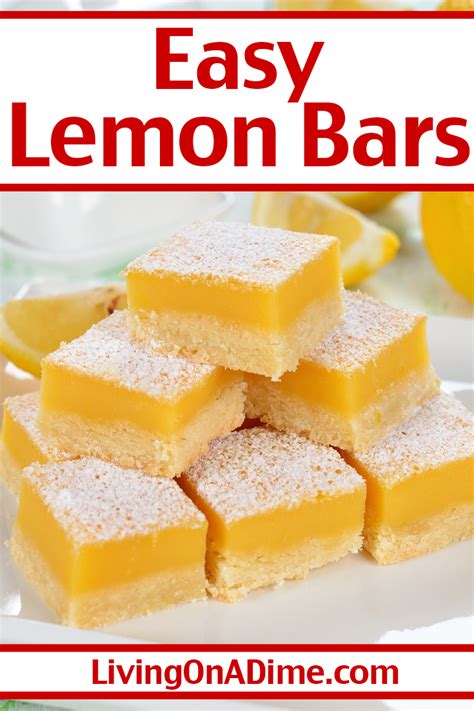 Easy Lemon Bars Recipe Cool Tangy And Delicious Cool Refreshing