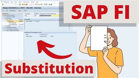 SAP FI Substitution Automatically Replace Values In SAP FI YouTube