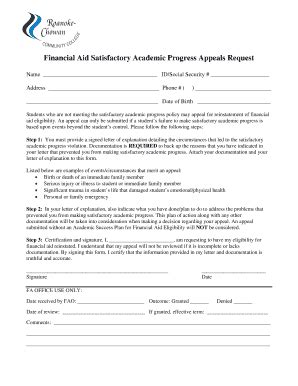 Fillable Online Roanokechowan SAP Appeal Request Form Roanoke Chowan