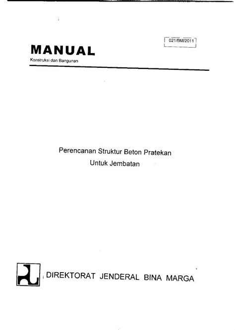 PDF Perencanaan Struktur Beton Prategang Untuk Jembatan DOKUMEN TIPS