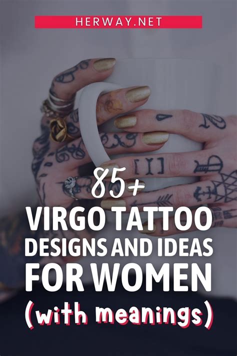 The Best Virgo Tattoo Collection To Look Through And Find Your Perfect