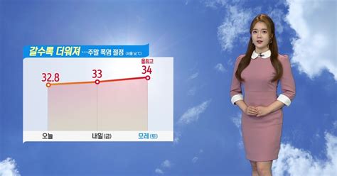 날씨 서울 폭염주의보푹푹 찌는 무더위 기승