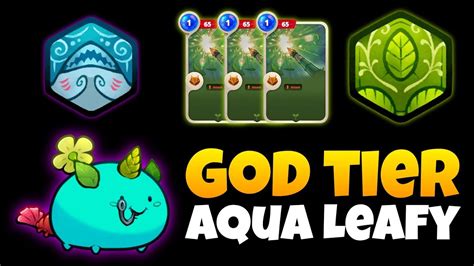 Season Epic Era Top Rank Build God Tier Leafy Aqua Build Axie