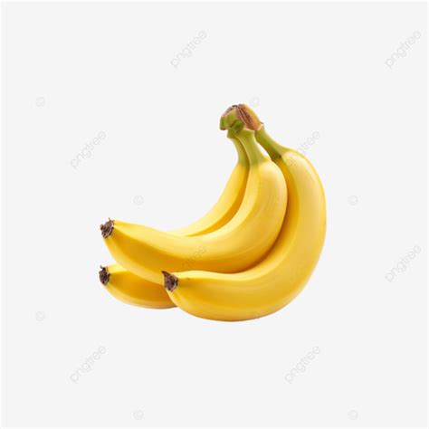 A Bunch Of Bananas On Transparent Background Nature Bananas Fruit