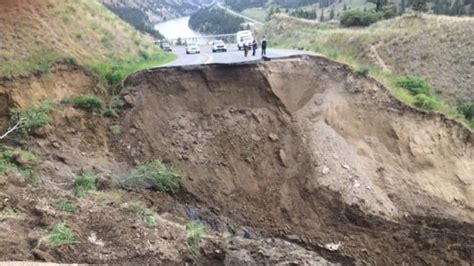 Driver Rescued After Car Swept Away In Major Washout Of Highway 20 Near