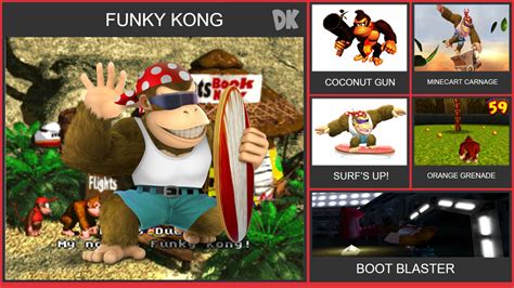 Funky Kong Smash Bros Moveset by WilliamHeroofHyrule on DeviantArt