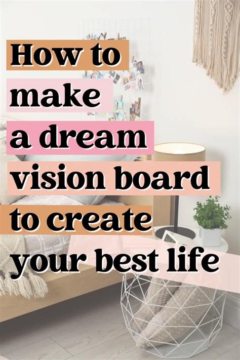 How To Make A Dream Board To Create Your Best Life Artofit