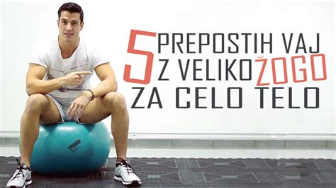 5 preprostih vaj z veliko žogo za celo telo YouTube