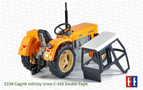 Zabawka E238 Ciągnik rolniczy Ursus C 360 Double Eagle zabawki Double