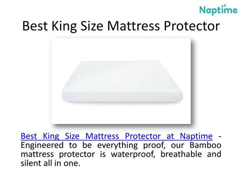 PPT - Super King Size Mattress Protector at Naptime PowerPoint ...