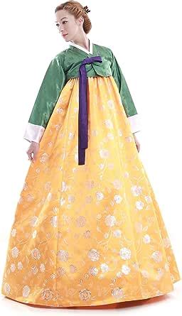 Antique Alive Hanbok Robe Coreenne Sur Mesure Ceremonie Mariage Vert