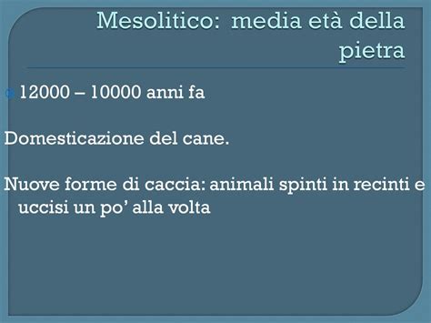 Paleolitico antica età della pietra ppt scaricare