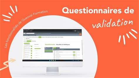 Les fonctionnalités de Queoval Formation Les questionnaires de