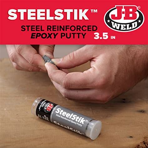 J B Weld Steelstik Steel Reinforced Epoxy Putty Stick Oz