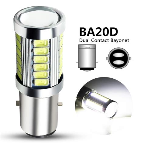 X H Ba D Led Motorfiets Koplamp Lamp Hi Lo Beam Grandado