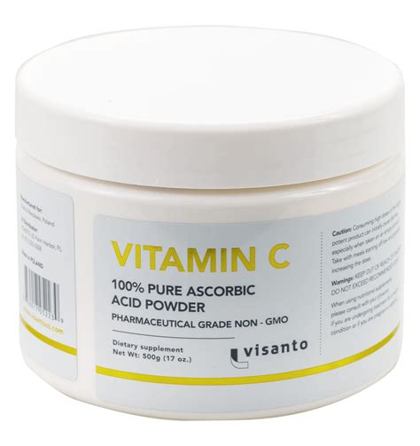 Vitamin C 100 L Ascorbic Acid Visanto Us